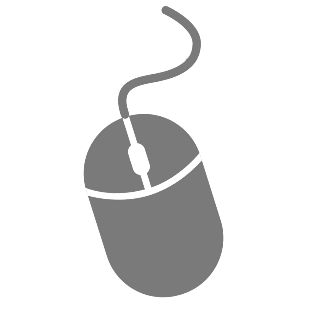 raton ordenador Gris